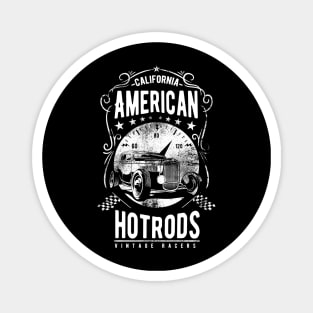 American hotrod motorsport racer Magnet